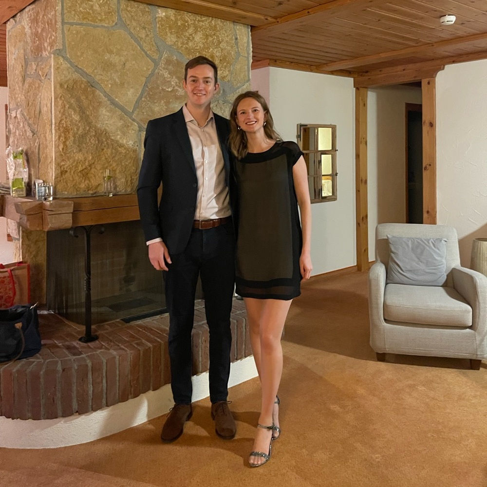 All Saints 100% Silk Black Mini Dress